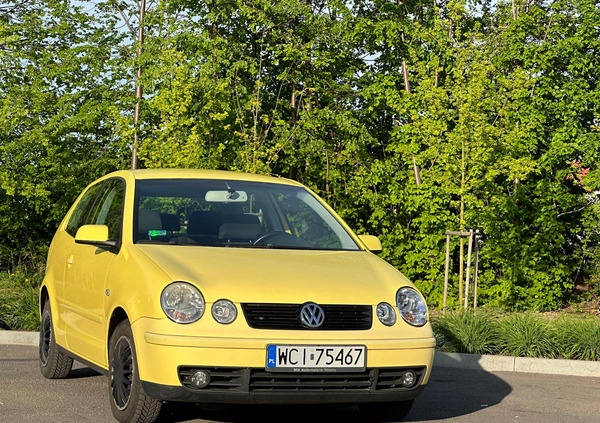 Volkswagen Polo cena 8000 przebieg: 213557, rok produkcji 2004 z Ciechanów małe 154